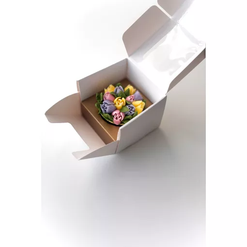 Gift Box - Tulipán sárga/rózsaszín/kék