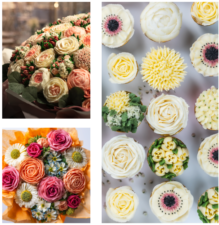 Virágdesszertek fotó